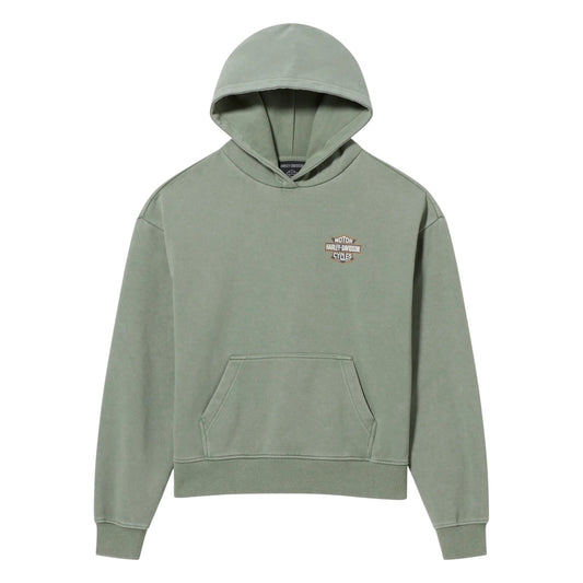 H-D AMERICAN CLASSIC PULLOVER HOODIE - SEA GREEN