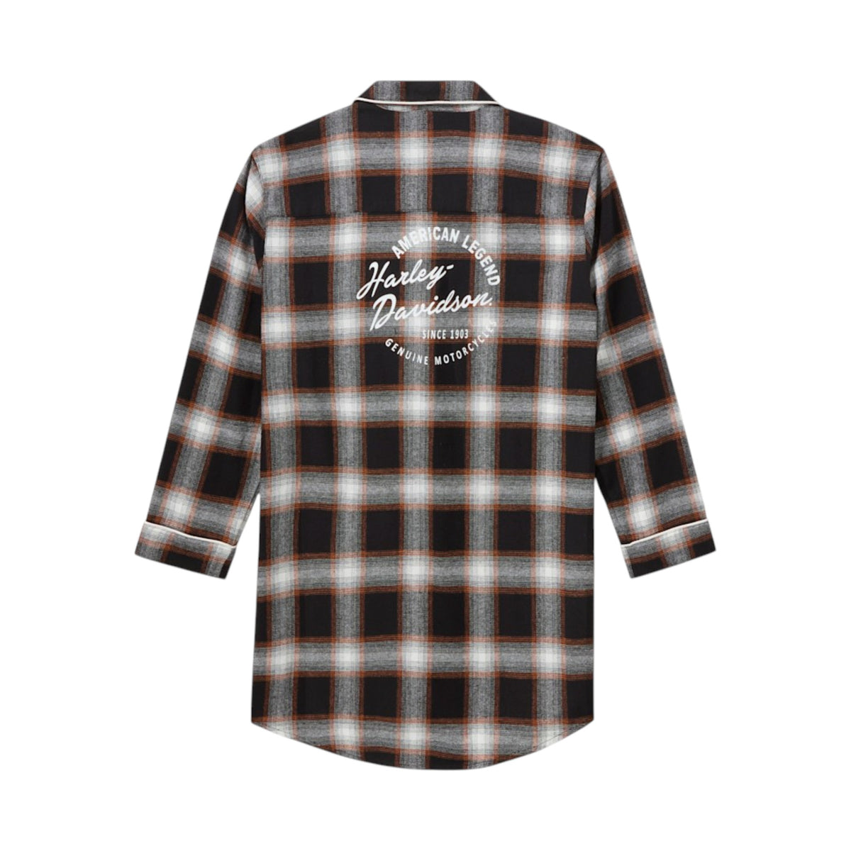 H-D PLAID SLEEP SHIRT