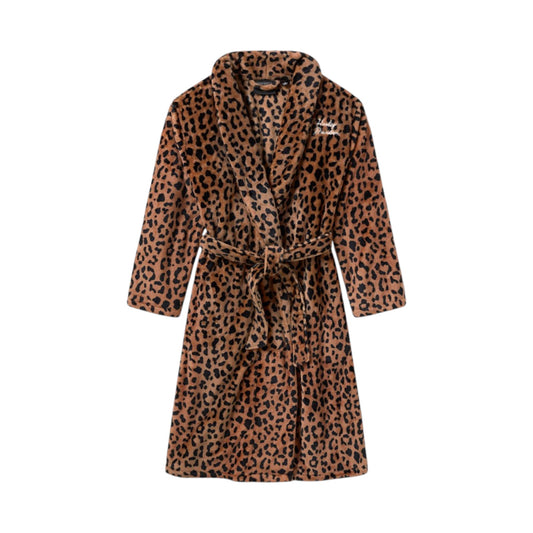 H-D PLUSH LEOPARD ROBE