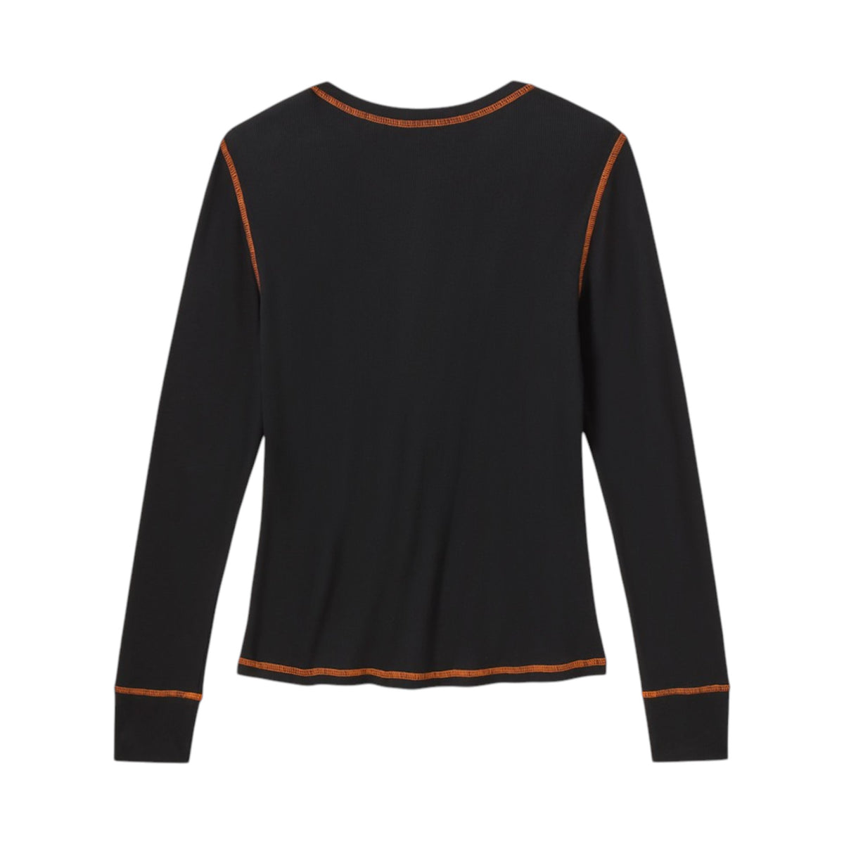 H-D ESSENTIAL SNAP HENLEY - BLK