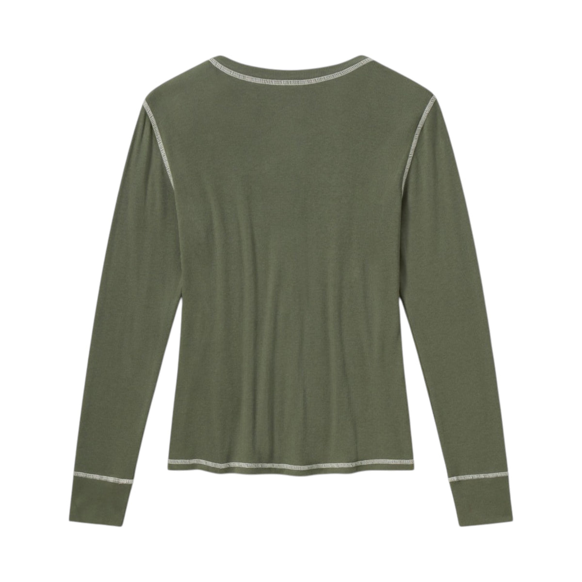 H-D ESSENTIAL SNAP HENLEY - GREEN