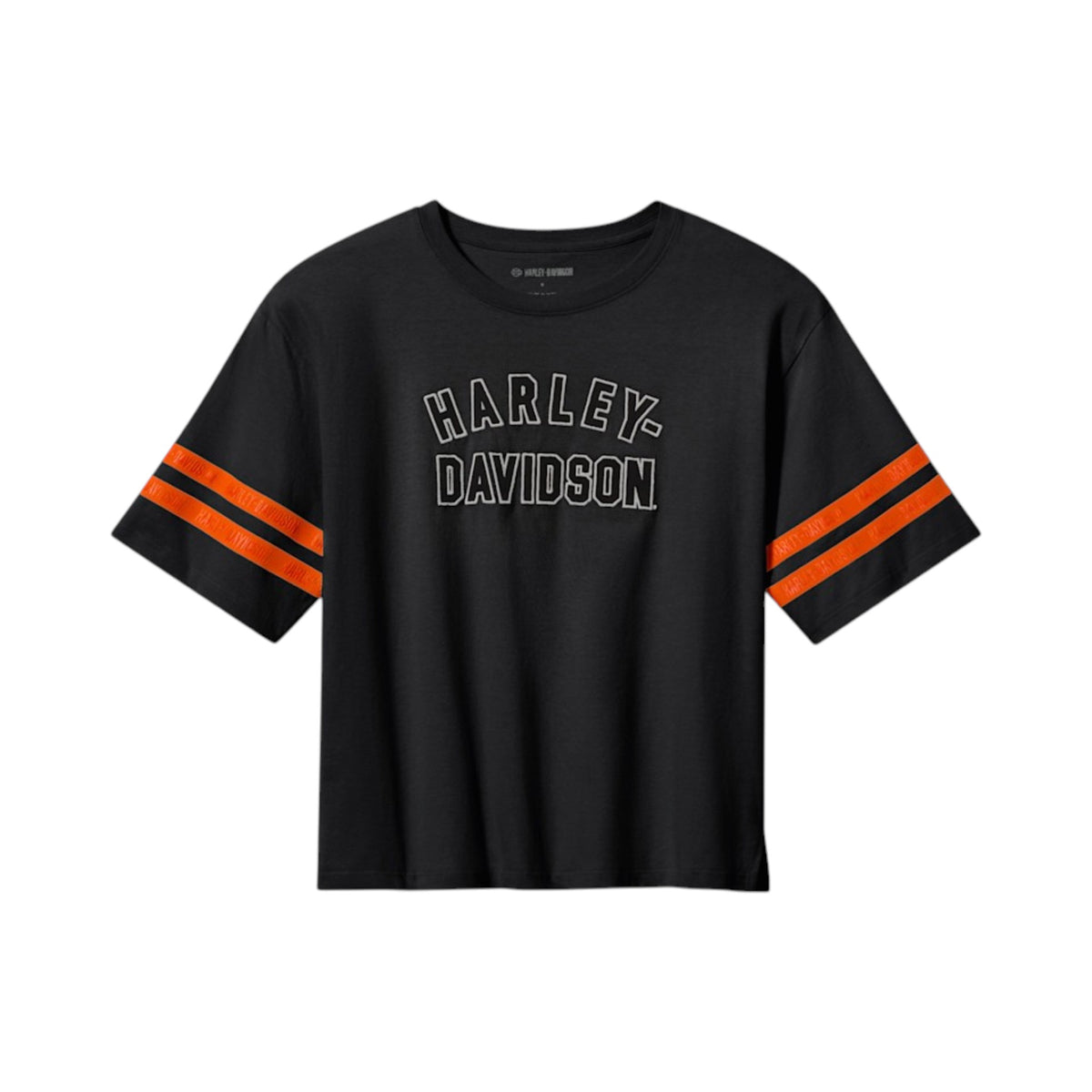 H-D ESSENTIAL BOXY TEE - BLK