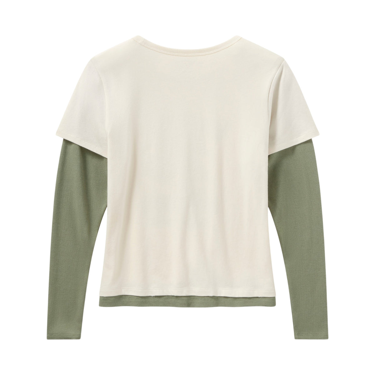 H-D AMERICAN CLASSIC LAYERED TOP - OFF-WHITE/GREEN