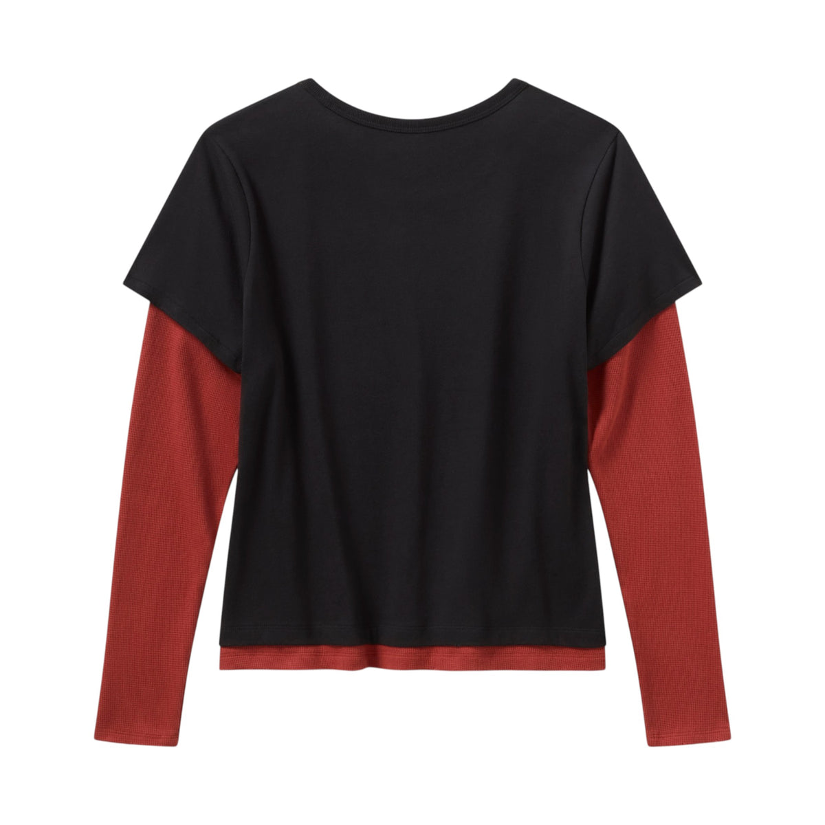 H-D AMERICAN CLASSIC LAYERED TOP - BLK/RED