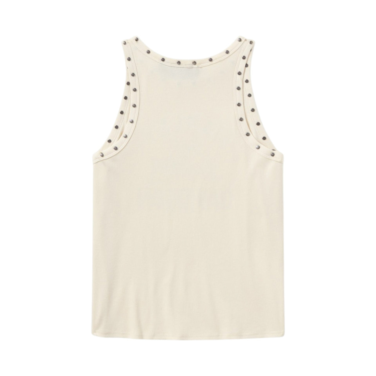 H-D AMERICAN CLASSIC STUDDED TANK - OFF WHITE