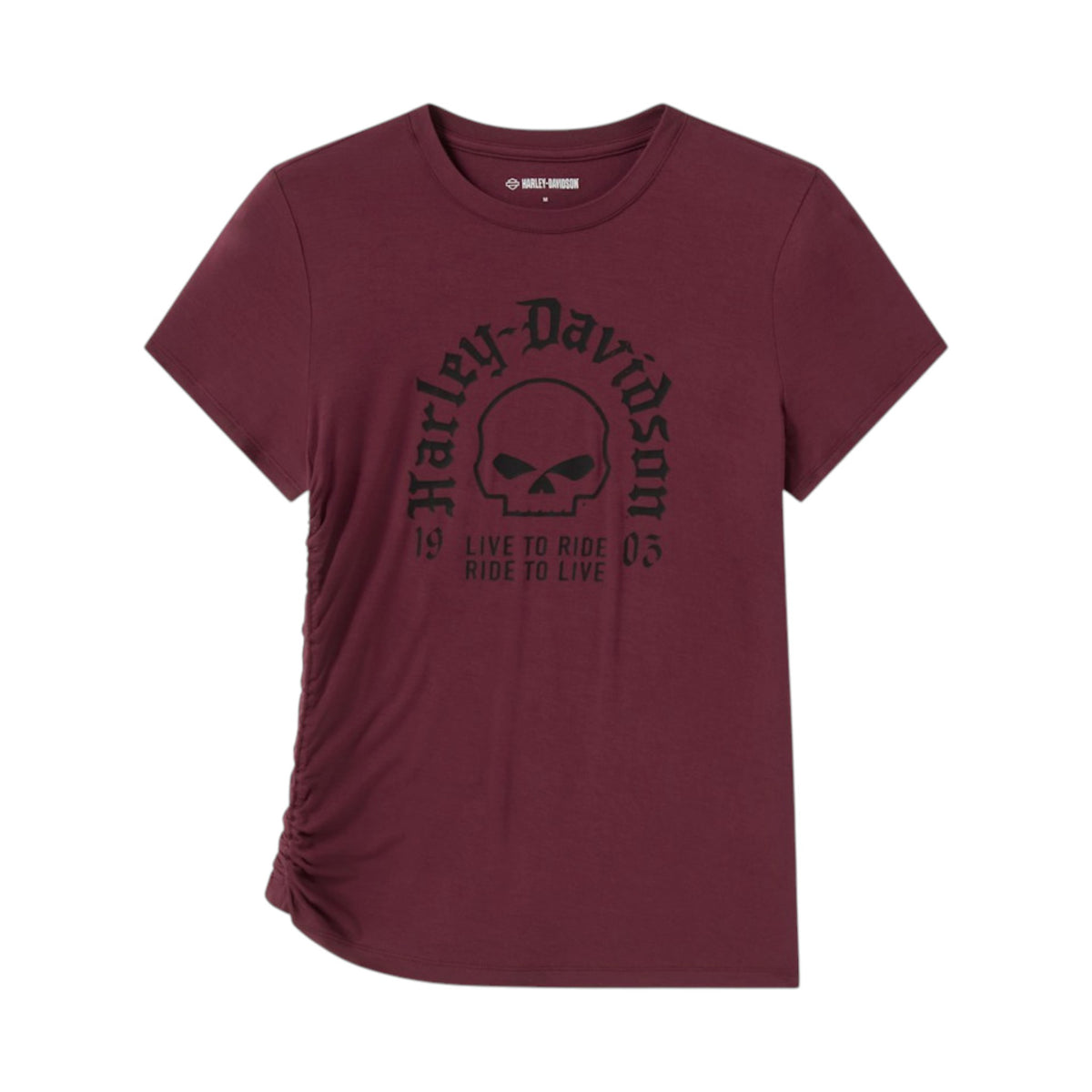 WILLIE G SKULL HI-LO TOP - RED