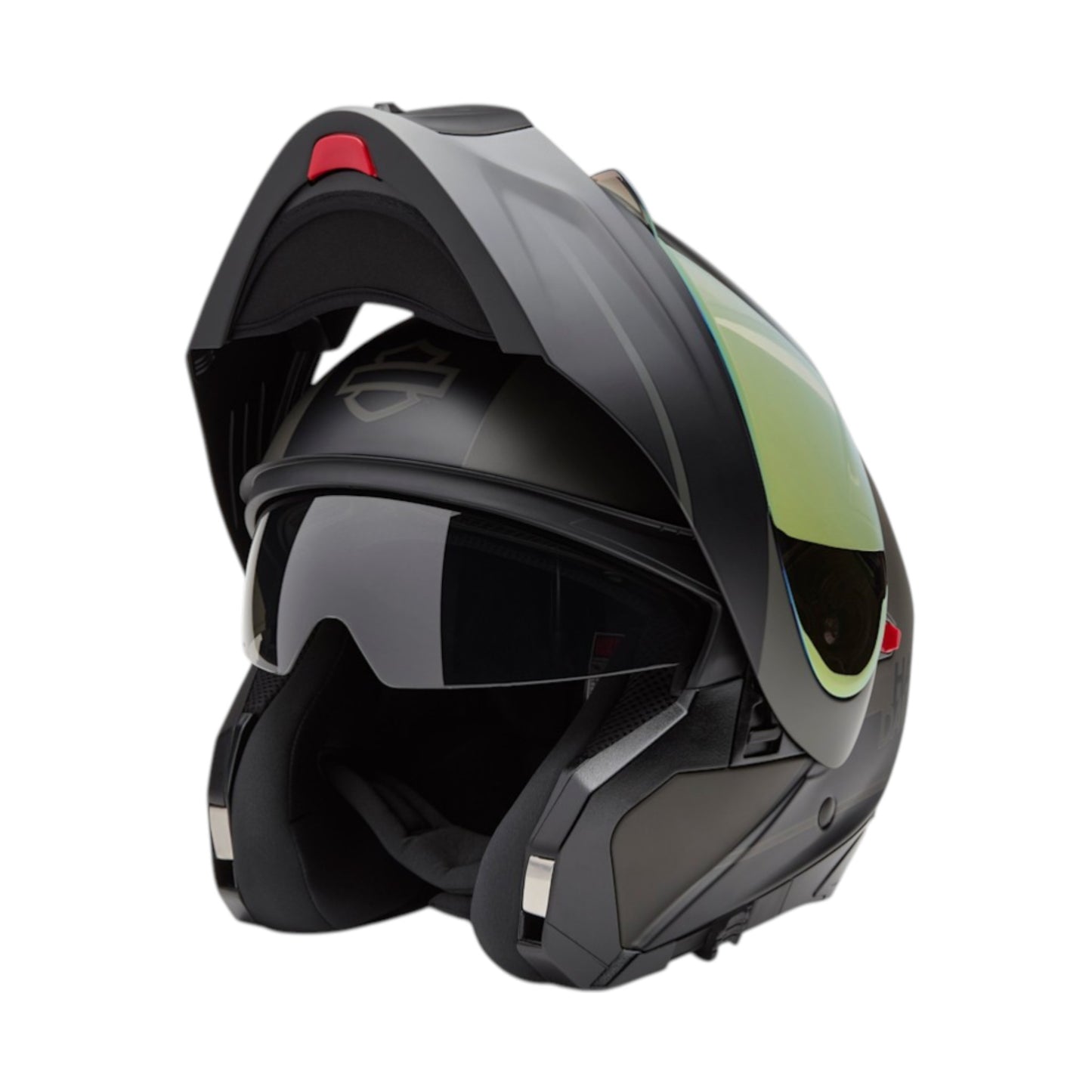 H-D EVO X17 SUN SHIELD MODULAR HELMET - BLACK/OLIVE