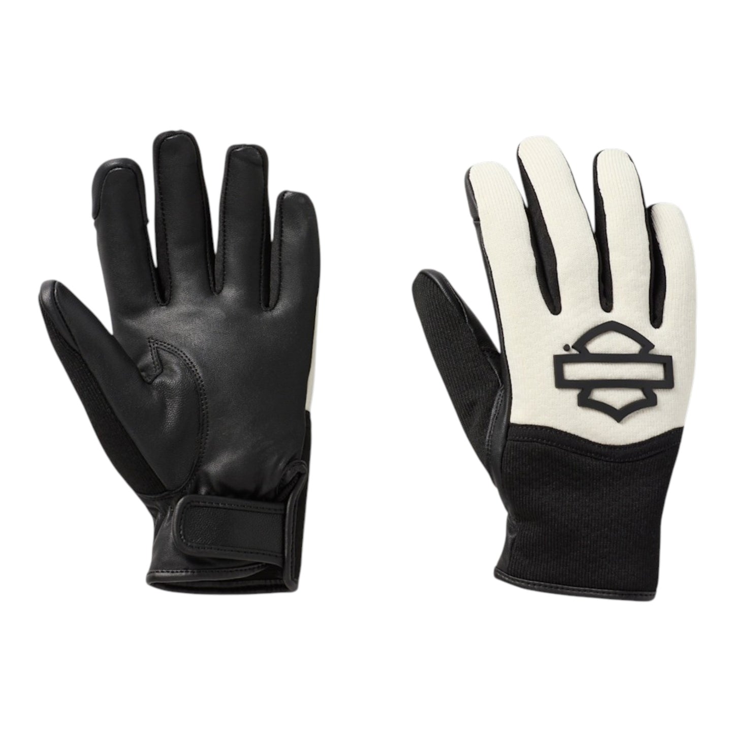 H-D DYNA KNIT B&S FULL FINGER GLOVES