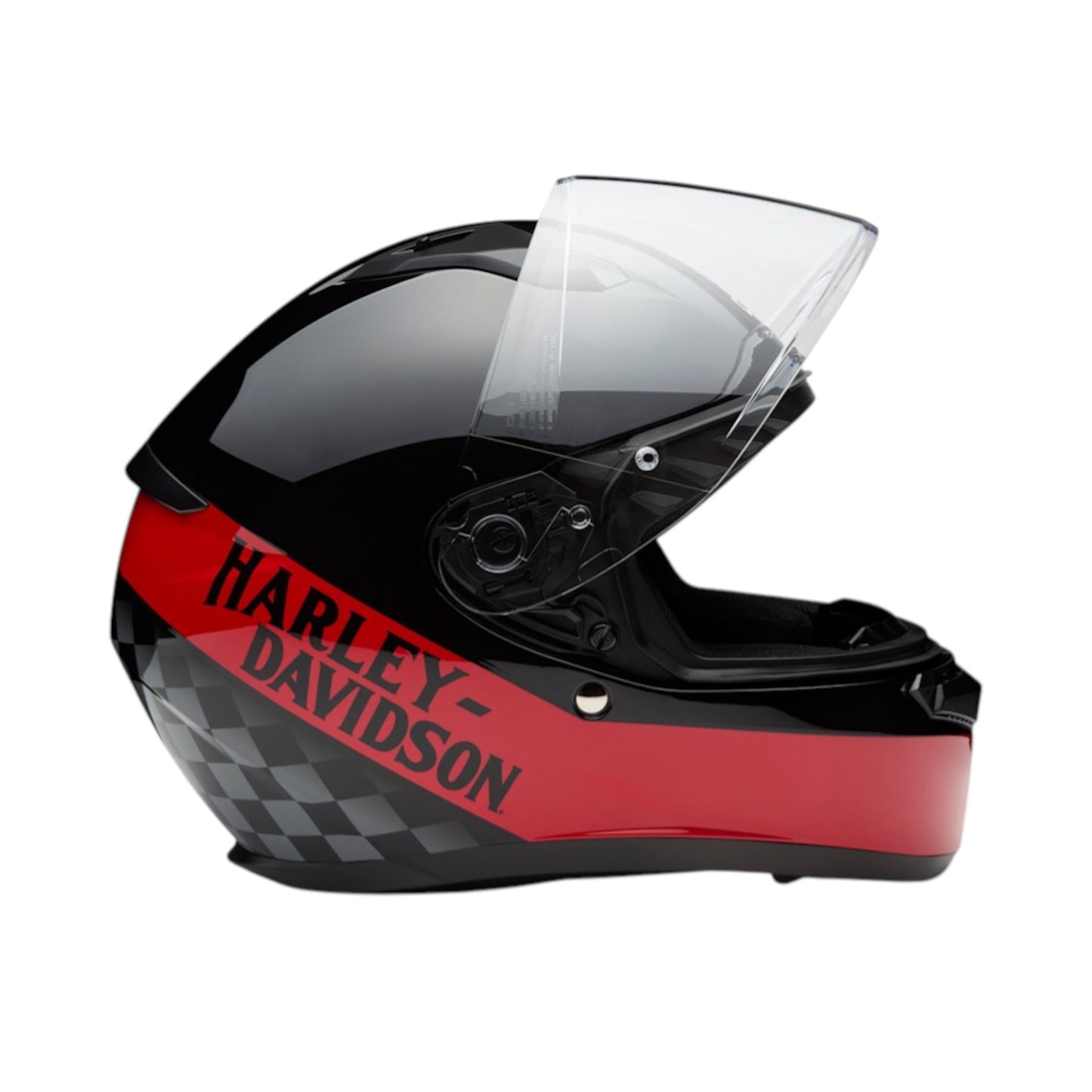 H-D VELO H34 FULL FACE HELMET - METALLIC BLACK/RED
