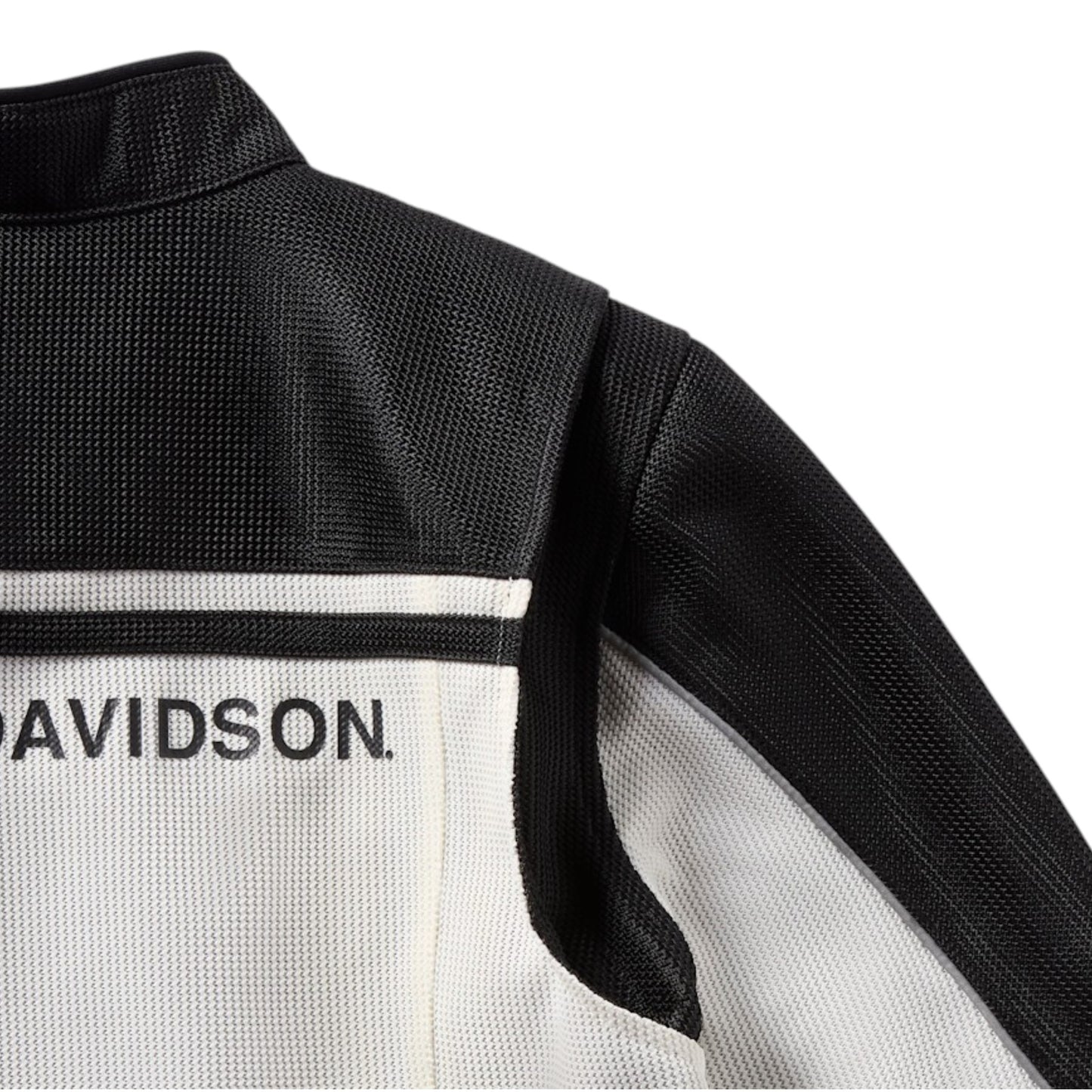 H-D MESH RIDING JACKET - BLACK/WHITE