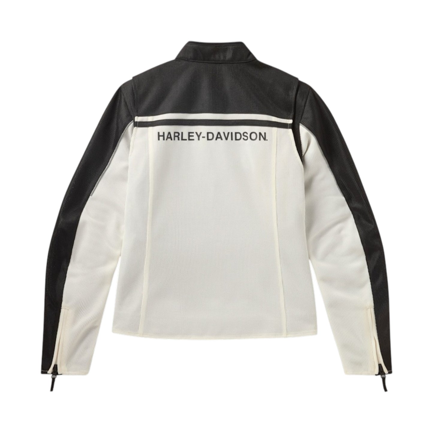H-D MESH RIDING JACKET - BLACK/WHITE