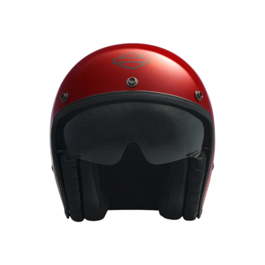 METROPOLITAN SUN SHIELD X14 3/4 HELMET - RED