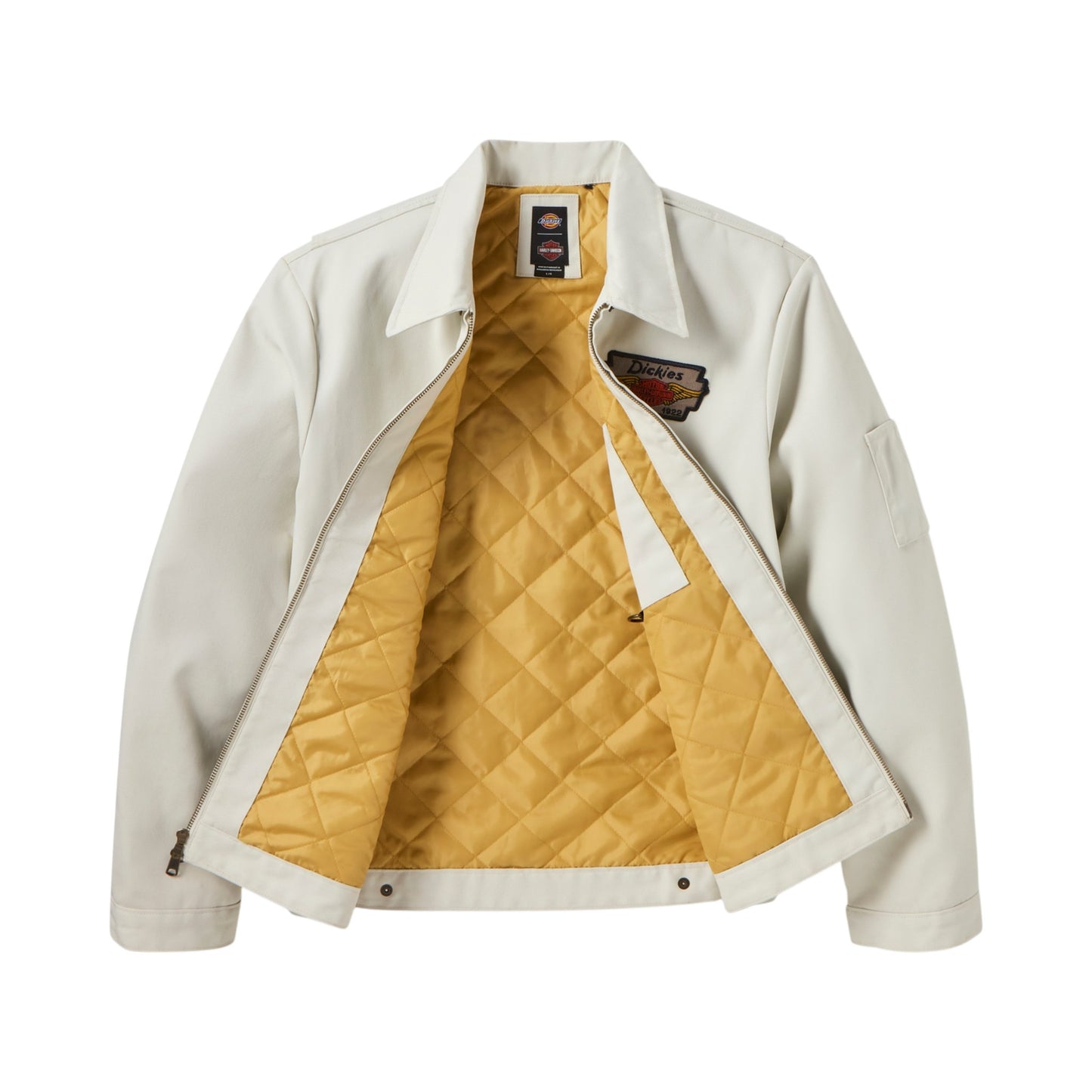 DICKIES X HD QUILTED LINED EISENHOWER JACKET - OFF WHITE