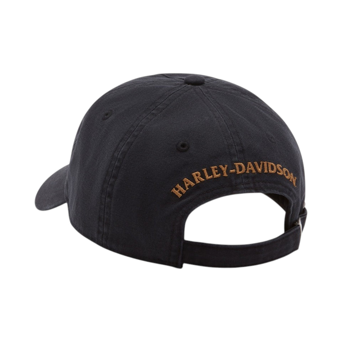H-D AMERICAN CLASSIC SWITCHBACK ADJUSTABLE CAP - BLK