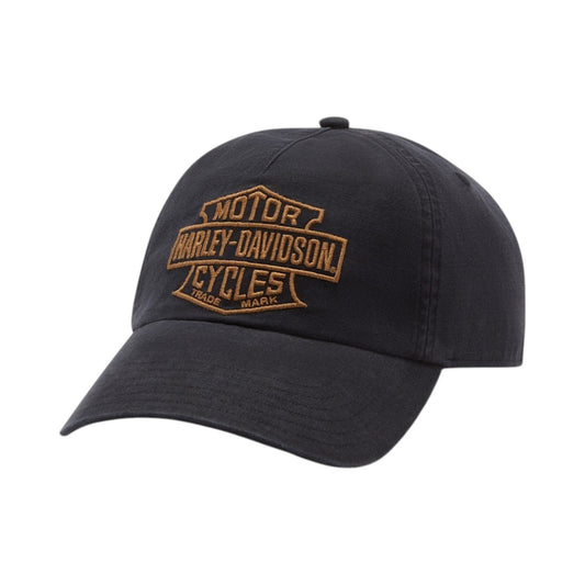H-D AMERICAN CLASSIC SWITCHBACK ADJUSTABLE CAP - BLK