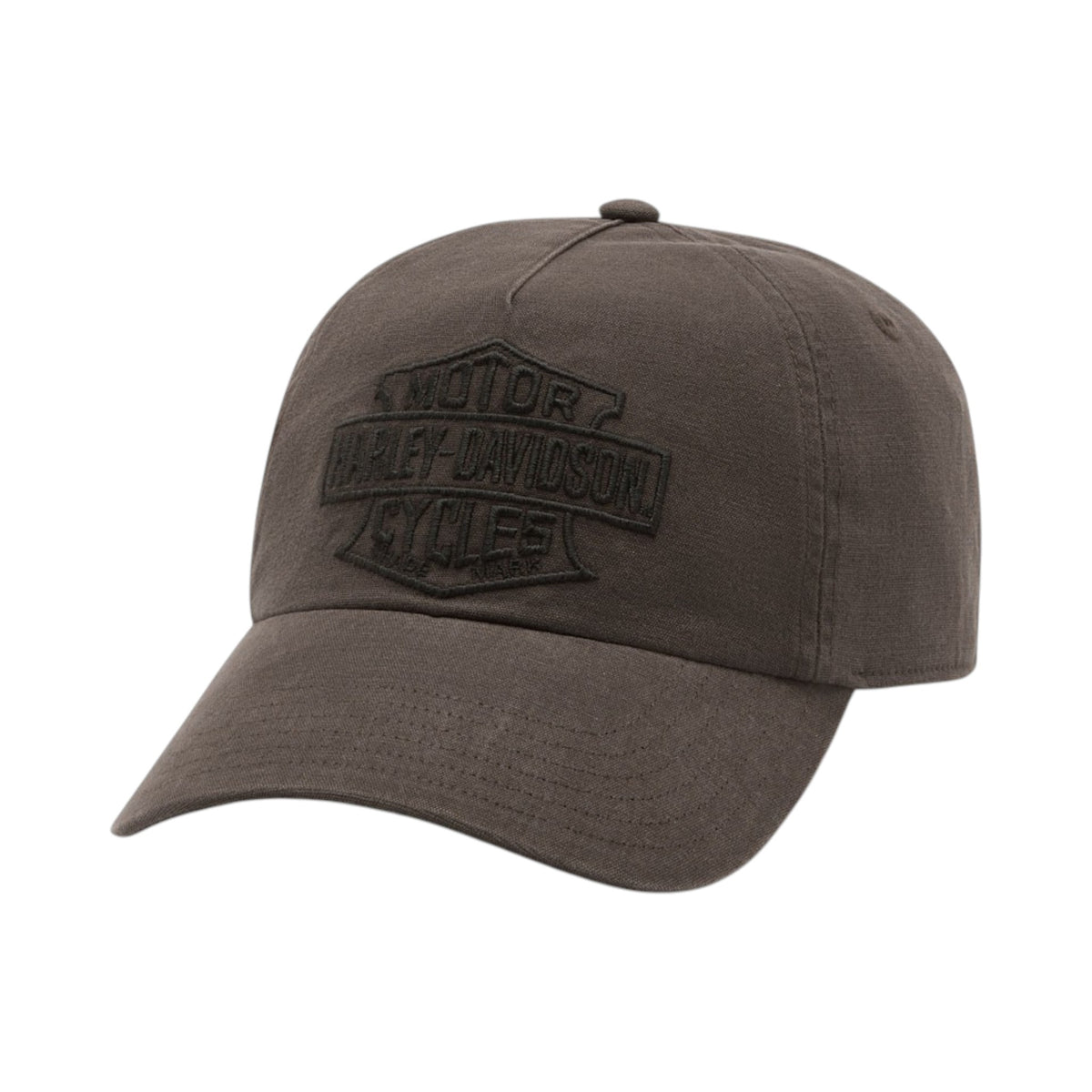 H-D AMERICAN CLASSIC SWITCHBACK AJUSTABLE CAP - BLACK OLIVE