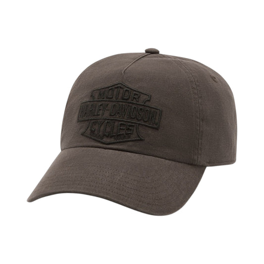 H-D AMERICAN CLASSIC SWITCHBACK AJUSTABLE CAP - BLACK OLIVE