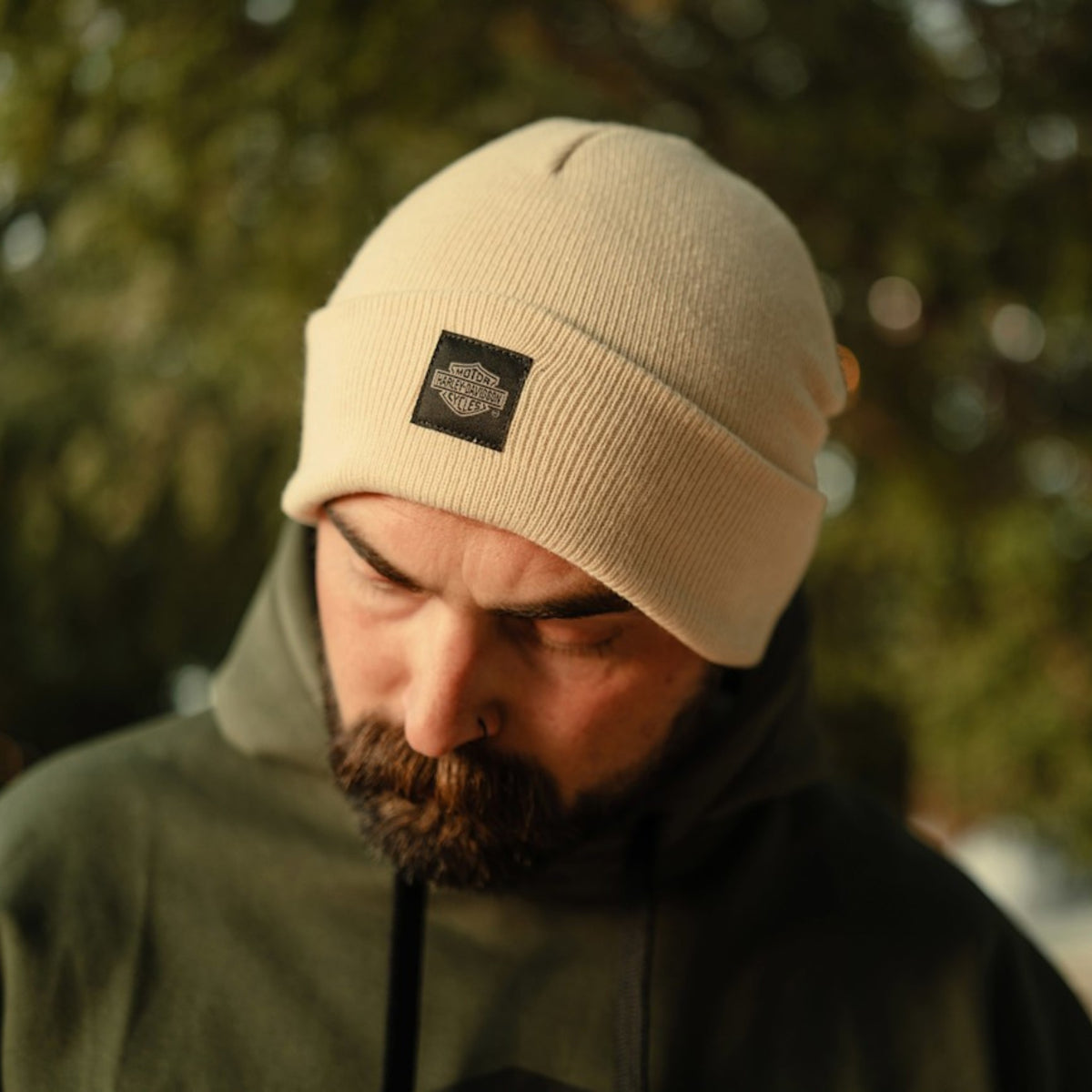 FOREVER HARLEY BEANIE - OFF WHITE
