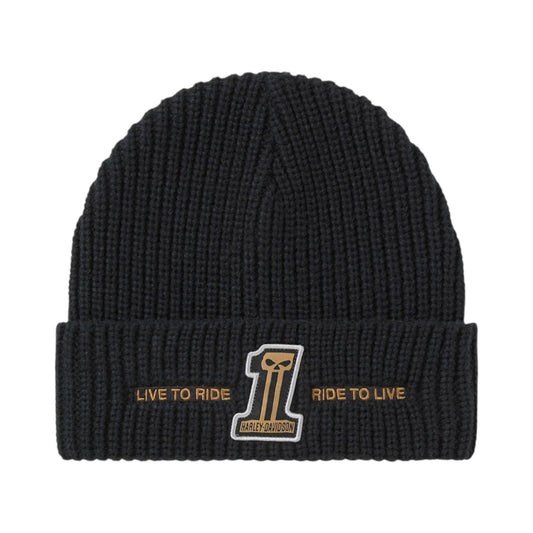WILLIE G DARK CUSTOM BEANIE - BLACK