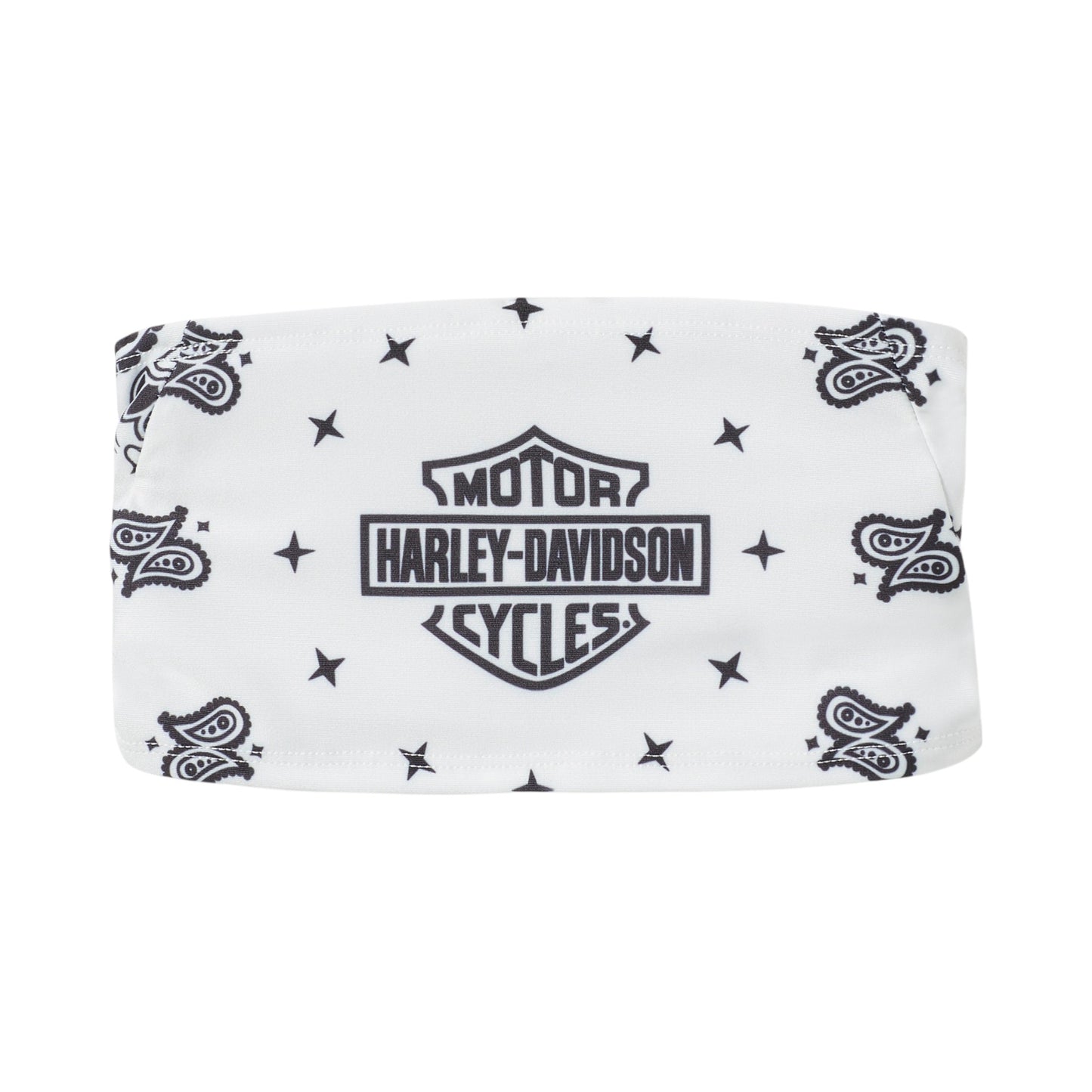H-D ESSENTIAL EYEWEAR SLOTTED HEADBAND - WHITE