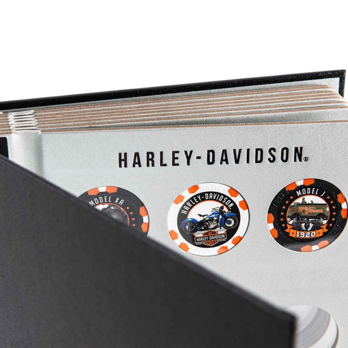 H-D POKER CHIPS ALBUM 96 PIECES