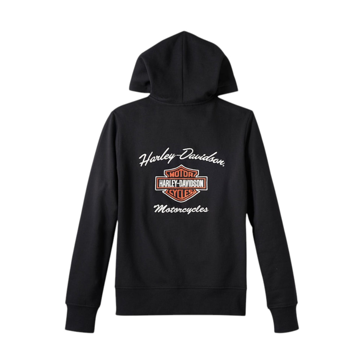 WOMEN'S SPECIAL BAR & SHIELD ZIP FRONT HOODIE - BLK
