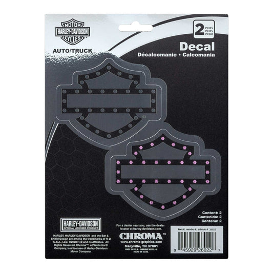 H-D HIS & HERS SILHOUETTE DECAL