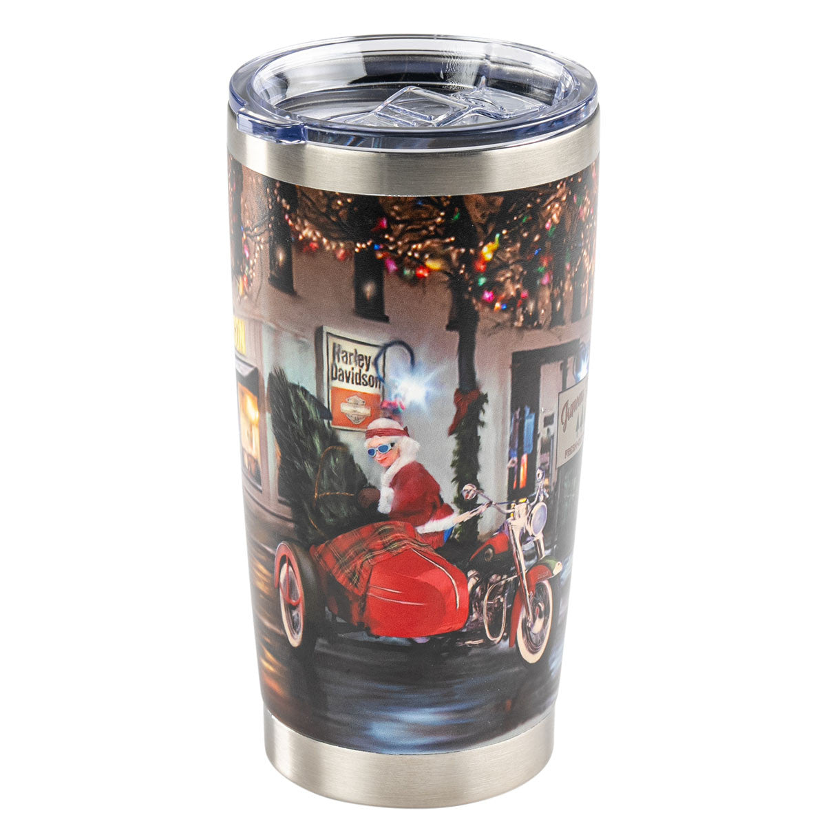 W25 BIKER SANTA TRAVEL MUG
