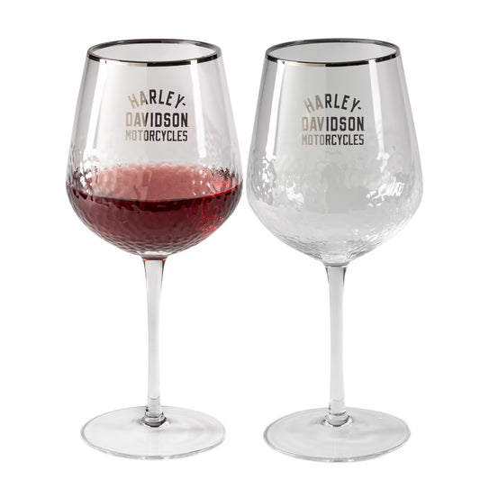 W25 PEBBLED WINE GLASS SET