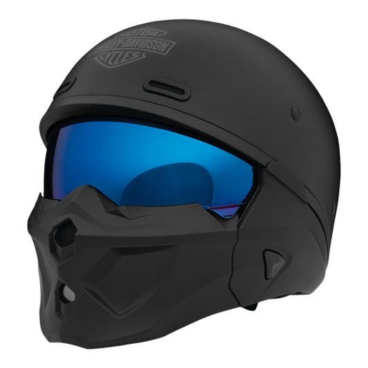 HELMET-GARGOYLE,3N1,DOT MATE BLK