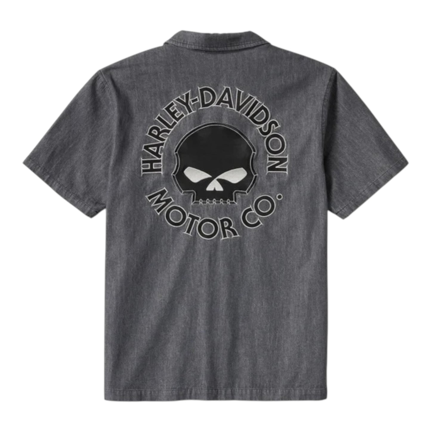 SHIRT-DENIM, WILLIE G, BLACK