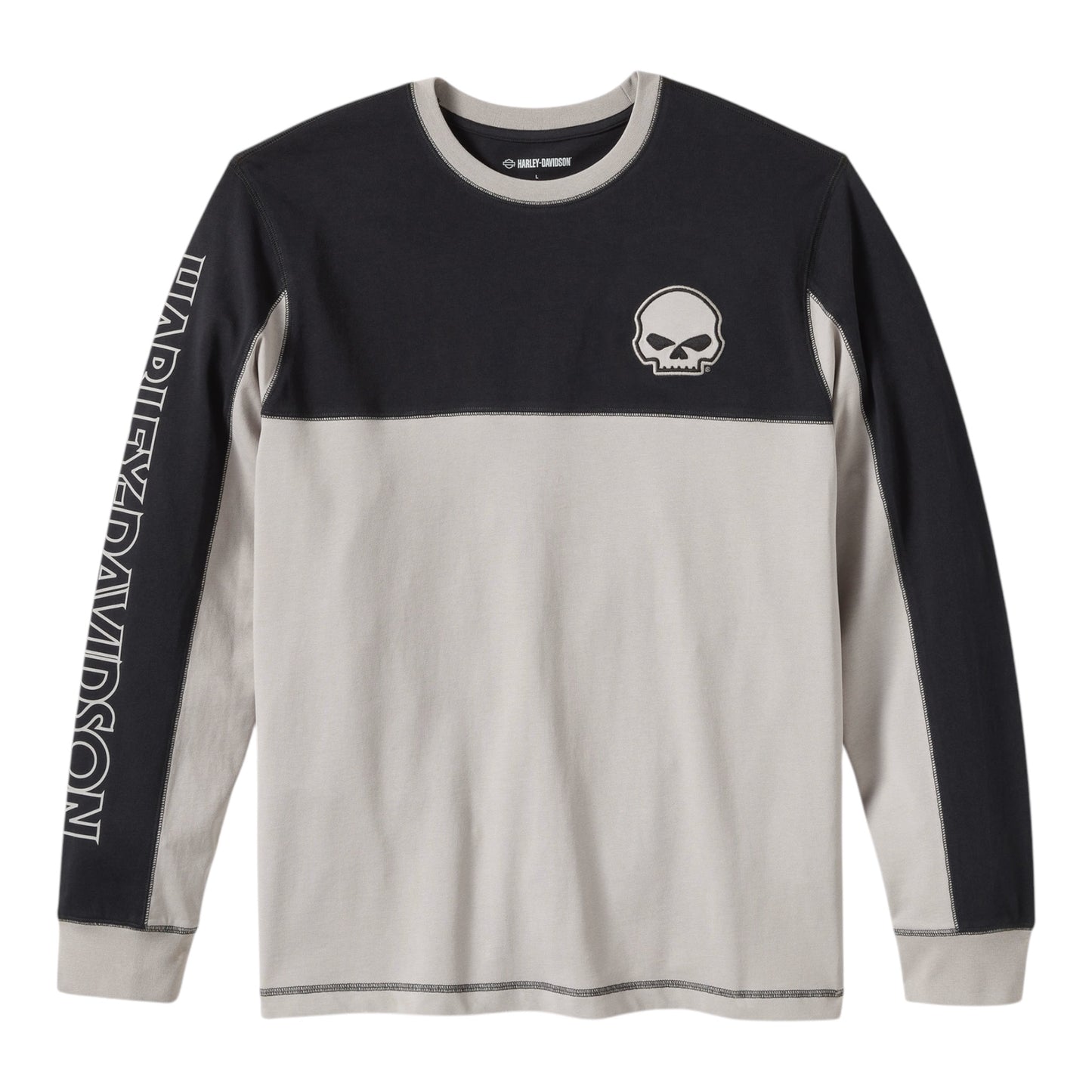 TEE-KNIT, WILLIE G, BLACK/LIGHT GRY