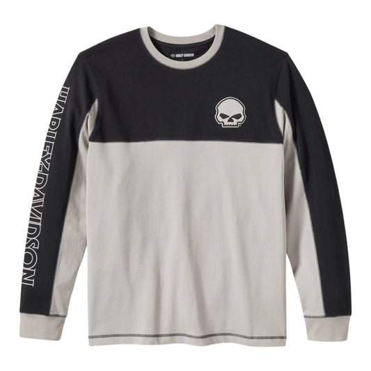 TEE-KNIT, WILLIE G, BLACK/LIGHT GRY