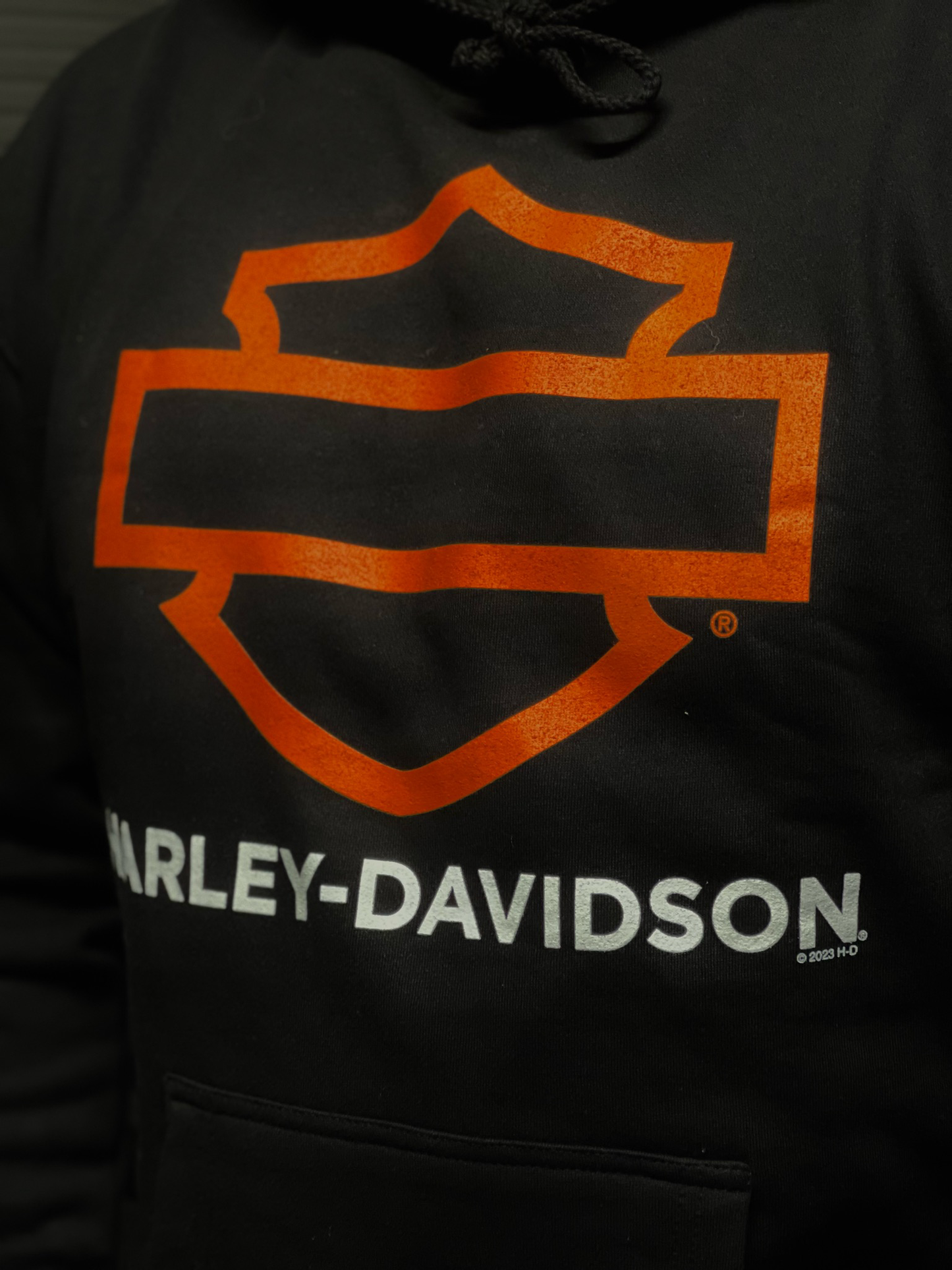 HD OUTLINE BLACK/ORANGE