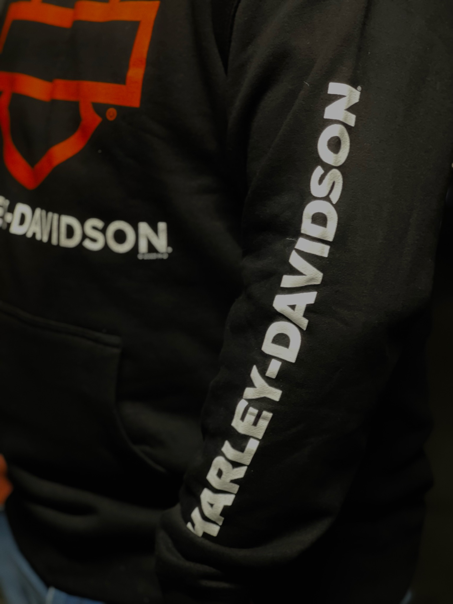 HD OUTLINE BLACK/ORANGE