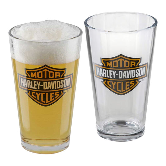 B&S PINT GLASS SET