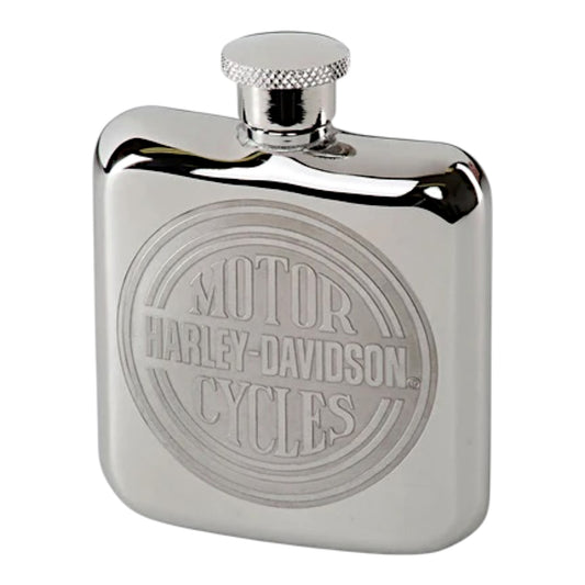 H-D CIRCLE LOGO FLASK