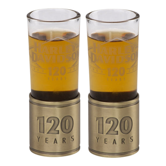 H-D 120TH ANNIVERSARY METAL SHOOTER SET