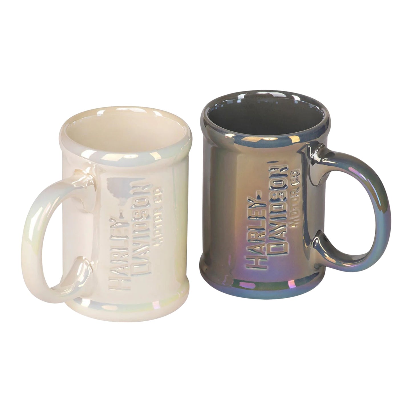 H-D MOTORCO LUSTERWARE MUG SET