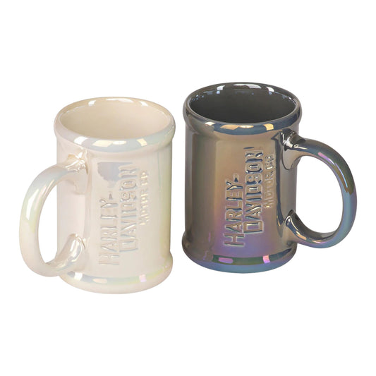 H-D MOTORCO LUSTERWARE MUG SET