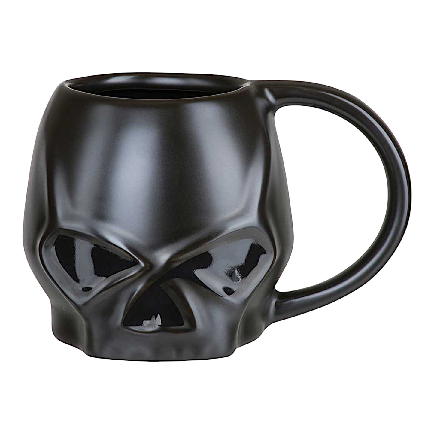 SCULPTED SKULL MUG