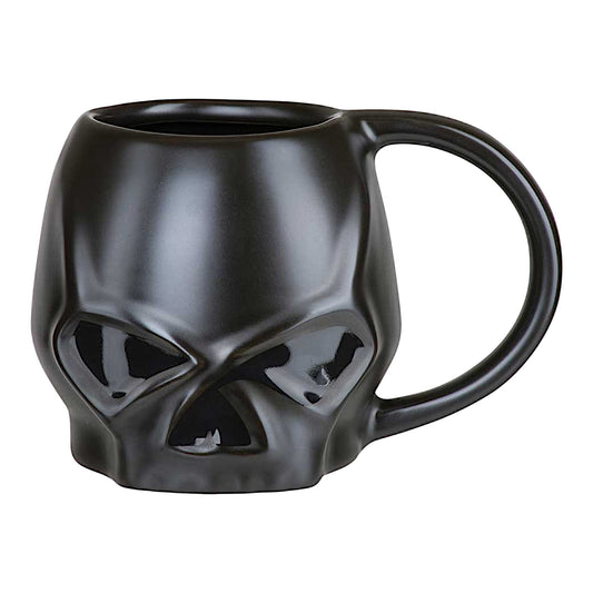 SCULPTED SKULL MUG