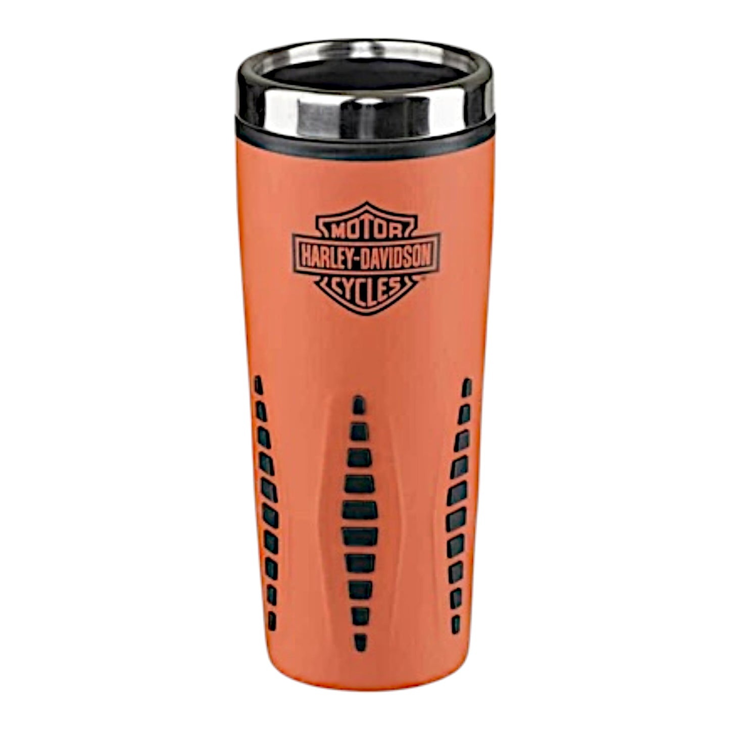H-D B&S ORANGE TRAVEL MUG