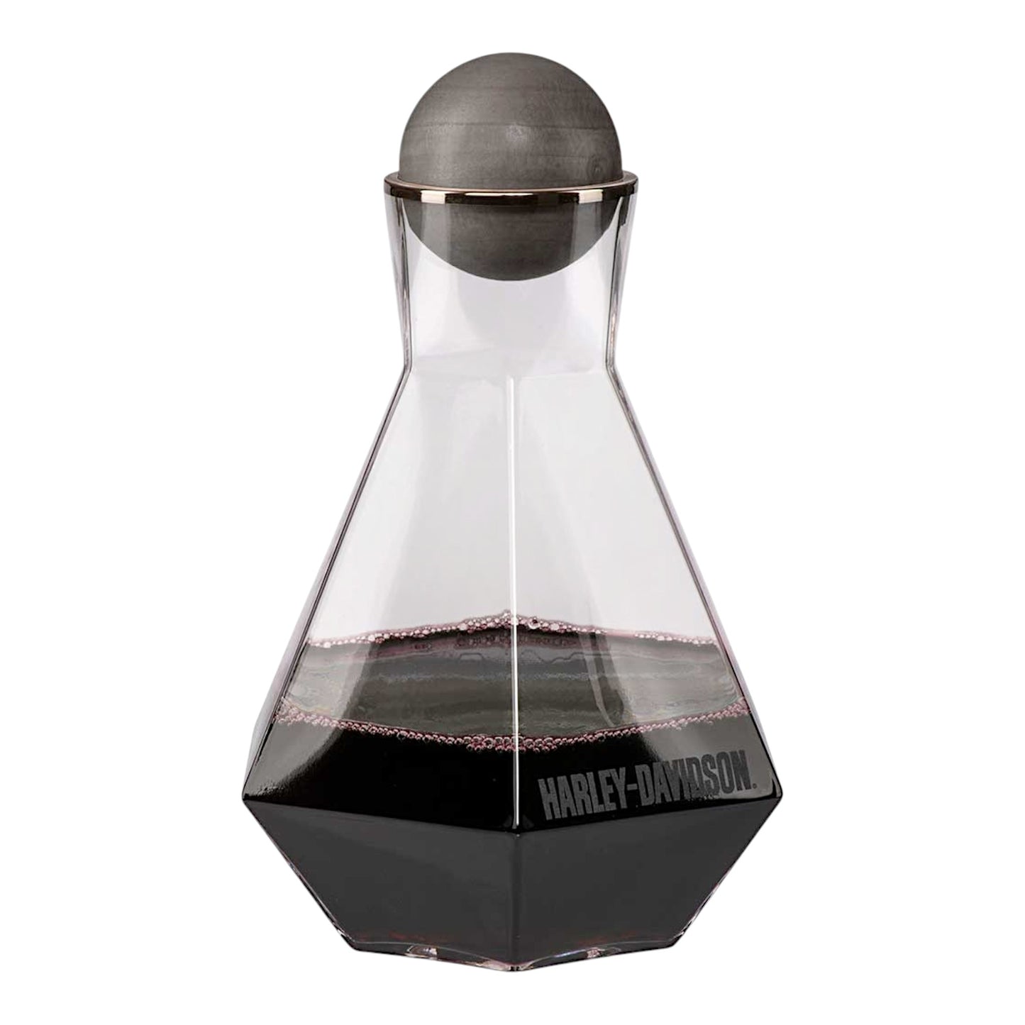 GEOMETRIC GLASS CARAFE