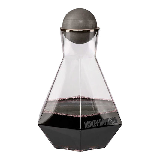 GEOMETRIC GLASS CARAFE