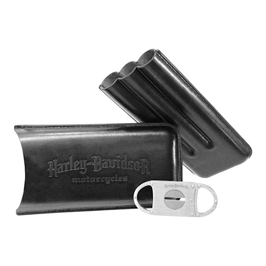 H-D CIGAR CASE & CUTTER