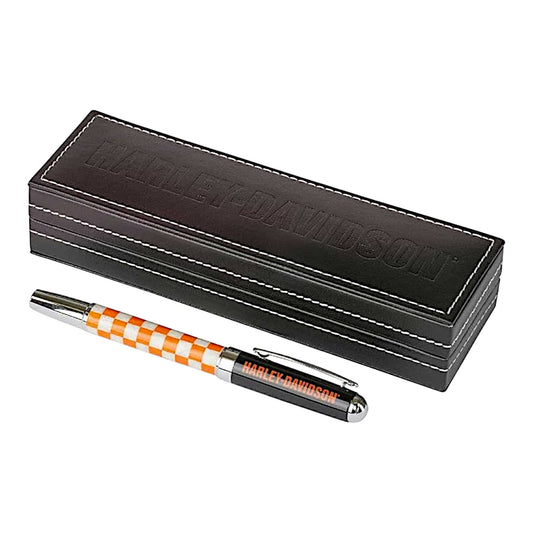 H-D CHECKERED PEN