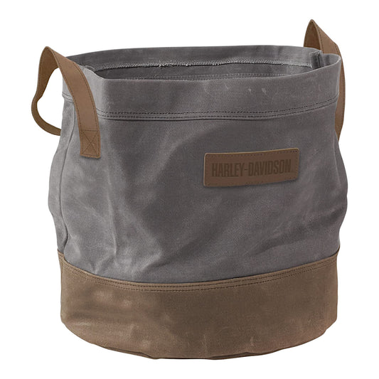 H-D WAXED CANVA STORAGE BIN