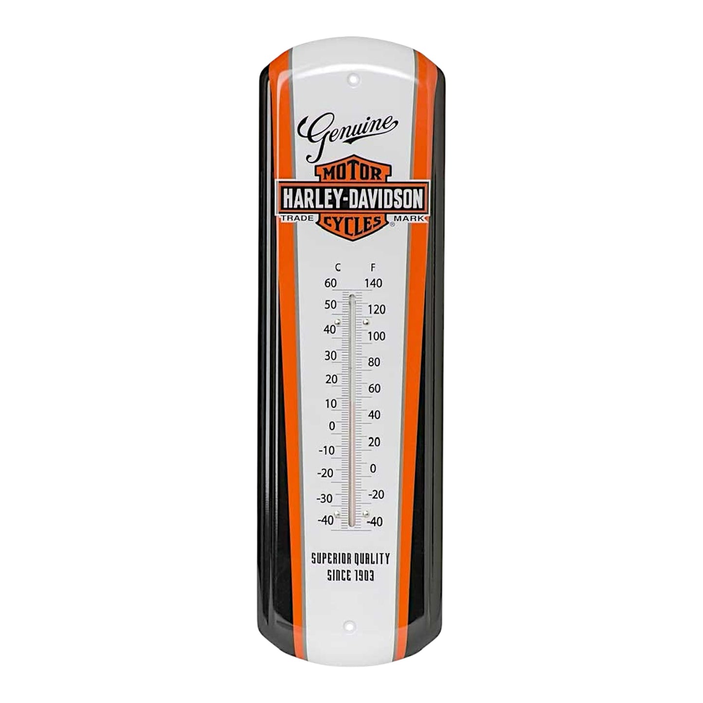 H-D NOSTALGIC B&S TIN THERMOMETER