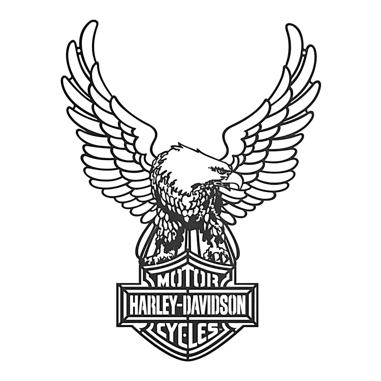 S22 BAR & SHIELD EAGLE METAL WALL ART